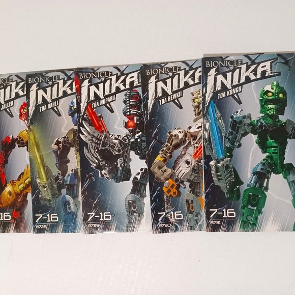 Lego Bionicle Iniki Instruction Manuals Only 8727 8728 8729 8730 8731 - Picture 1 of 7